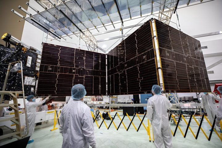 Massive Solar Arrays Permanently Installed on NASA’s Psyche Spacecraft