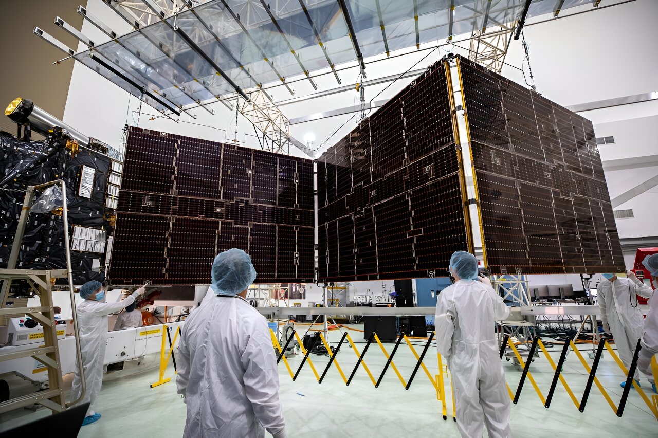 Massive Solar Arrays Permanently Installed on NASA’s Psyche Spacecraft