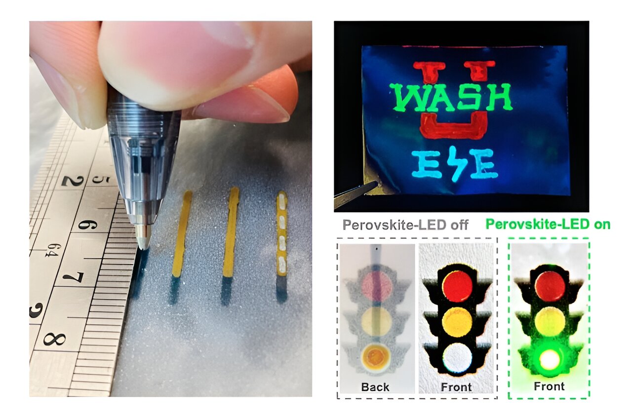 Simple Ballpoint Pen Writes Custom LEDs
