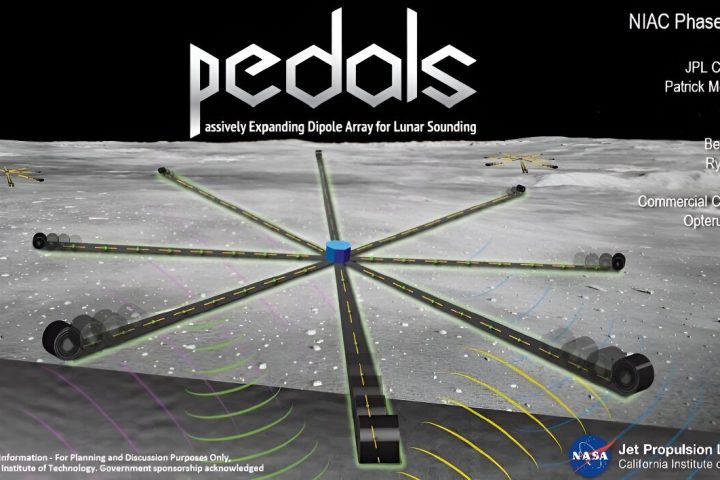 Deploying Massive Antenna on Moon to Study its Interior
