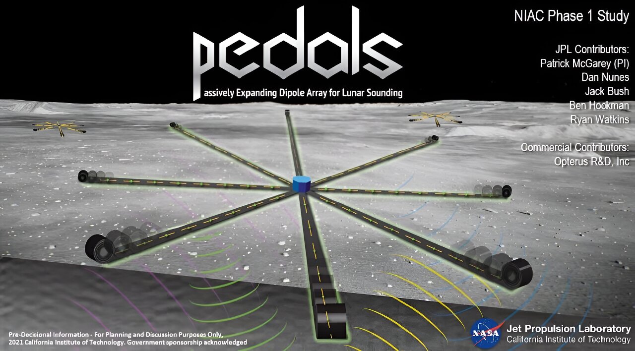 Deploying Massive Antenna on Moon to Study its Interior