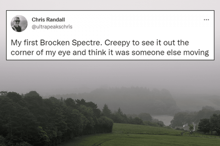 Eerie Brocken Spectre Footage Resembles Haunting Encounter with Cloud Ghost