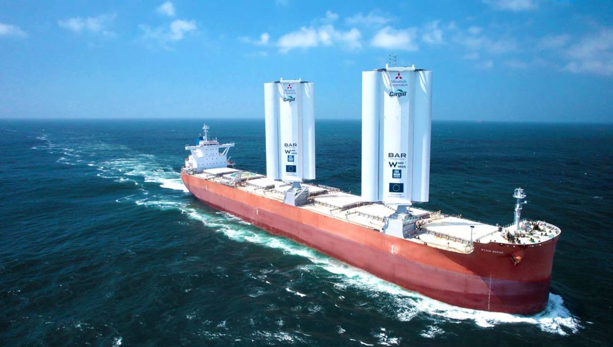 Humans Invent Wind-Powered Ships Once More