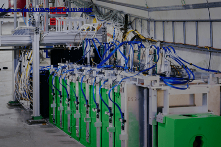 First Detection of Neutrinos Produced by Particle Accelerator at Large Hadron Collider