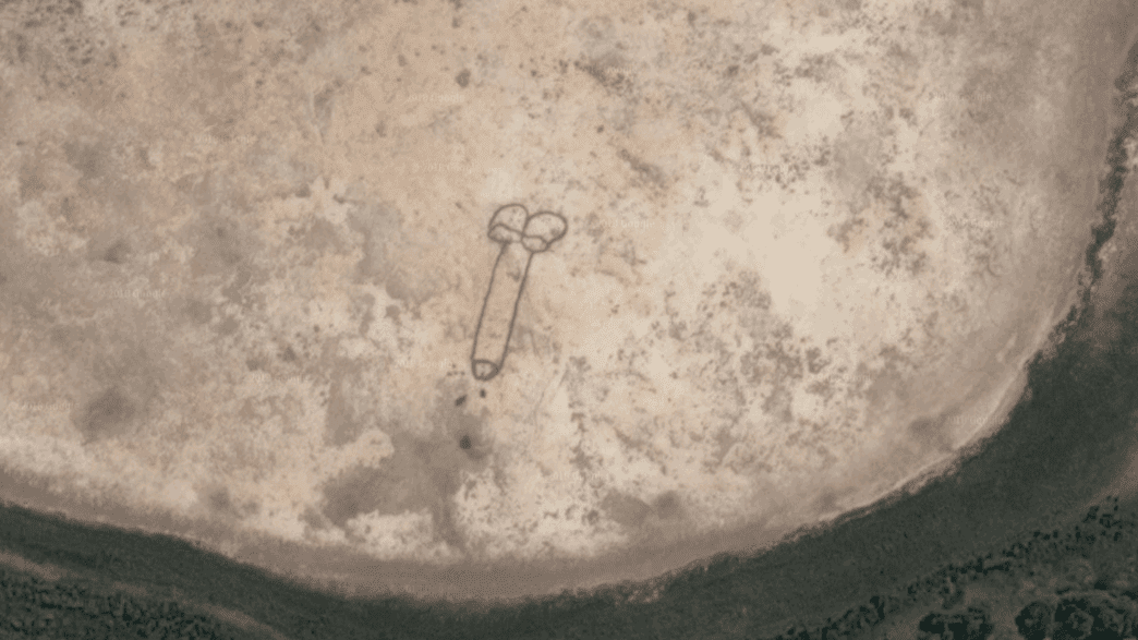 Colossal Penis Drawing Visible from Space Reveals Unchanging Human Nature