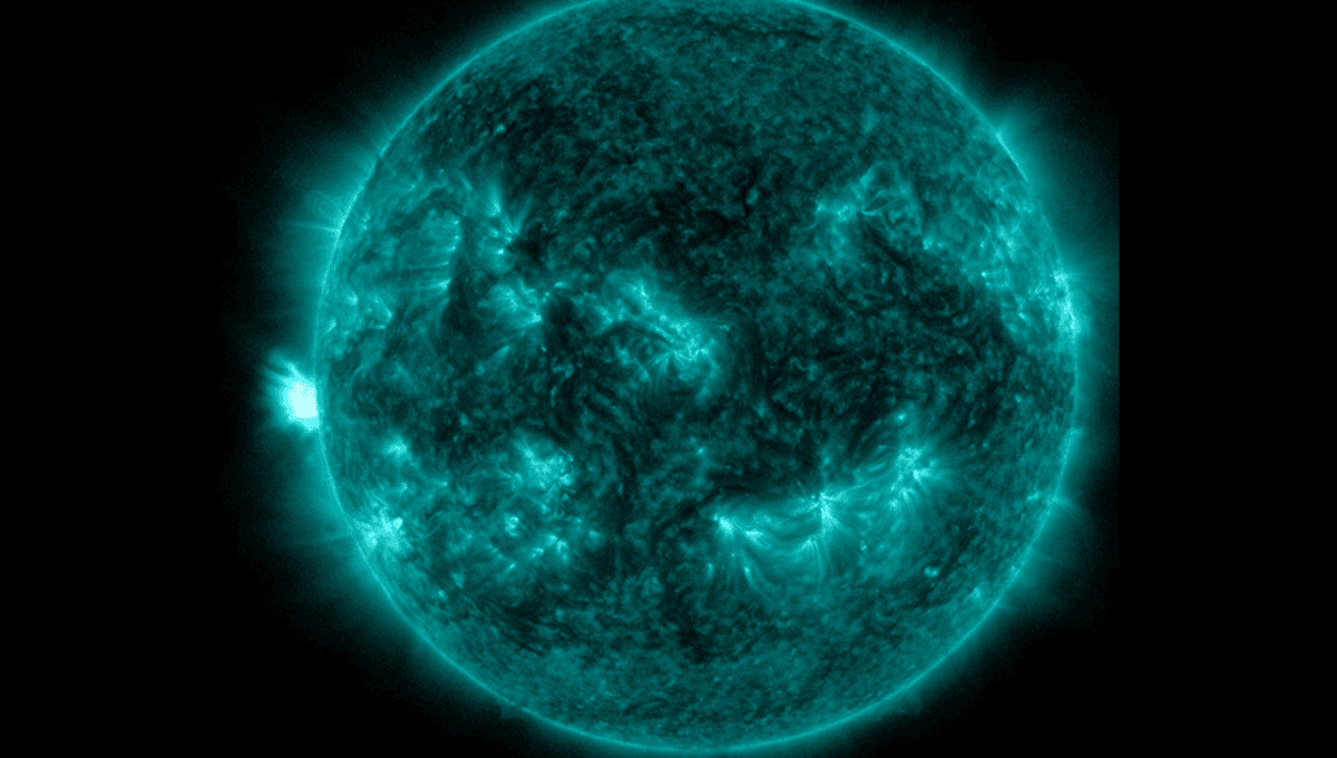 Sun Unleashes Enormous Plasma Assault on Mars
