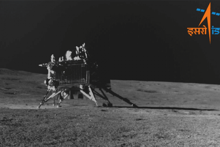 India’s Moon Lander Discovers Subsurface Activity