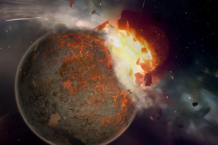 Anomalies in Earth’s Mantle Linked to Ancient Moon-Forming Collision
